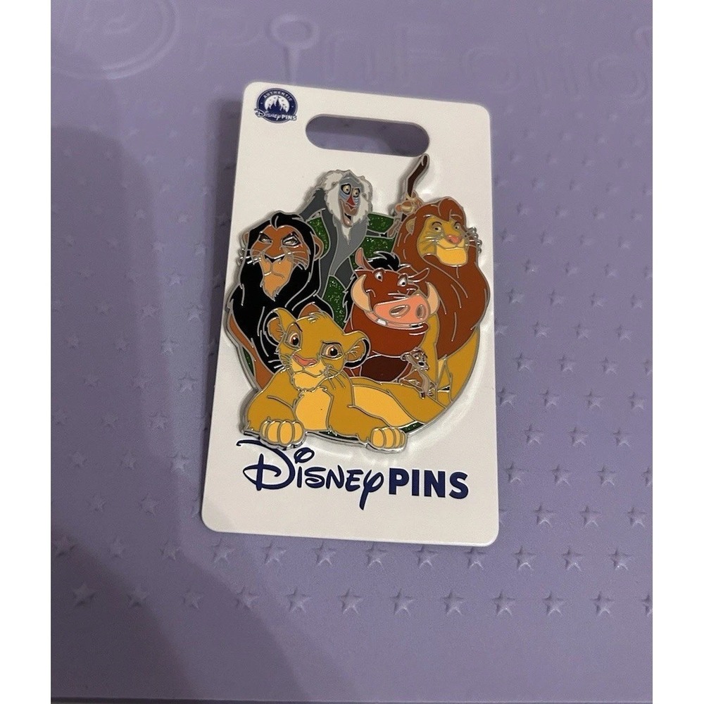 Disney Parks Lion King Character Cluster Simba Mufasa Scar Rafiki Pin 2025
